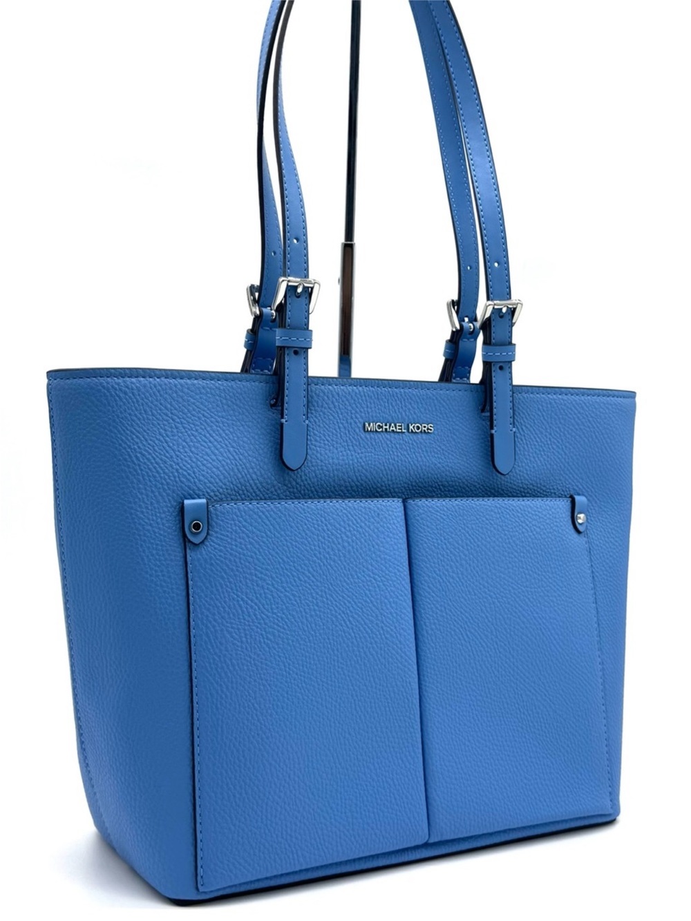 Michael Kors Jet Set Medium Pocket Tote Bag South Pacific Blue